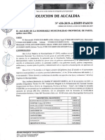 Resolución de Alcaldía N°430 - Aprobar el Expediente Técnico del Corte de Obra _Ampliación Marginal de la Infraestructura del Terminal Terrestre Interprovincial de Pasco, Distrito de Chaupimarca, Provincia d