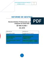 Informe de Gestion Psis Sas Año 2019