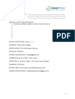 Modelo Informe Fencyt - Indagación Descriptiva