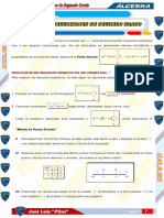 Cap. Viii - Inecuaciones de Segundo Grado