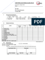 Formulir Penilaian Kerja Karyawan Labora