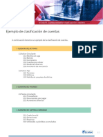 Ejemplo de Clasificación de Cuentas