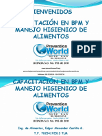 Curso de Manipulacion de Alimentos