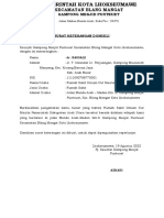 Surat Keterangan Domisili rs. cut mutia