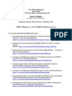 WEEK 4 and WEEK 5 - CORE HUMAN RIGHTS INSTRUMENTS