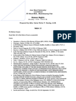 Human Rights: Jose Rizal University Law School No. 80 Shaw BLVD., Mandaluyong City