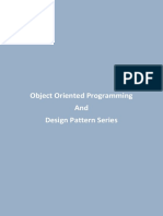 Object Oriented Programming and Design Pattern Series