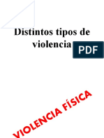 Distintos tipos de violencia