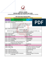 Jadwal Acara Sursim Starkes RS Universitas Sebelas Maret Sukoharjo