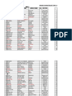 Surname Given Name Middle Name Ext. Section: Grade 8 Masterlist For S.Y. 2022-2023