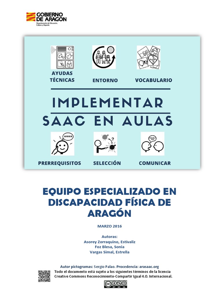 Implementación de SAAC con Pictogramas | PDF | Comunicación | Imagen