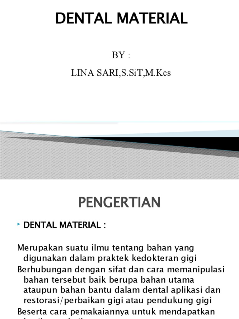 Dental Material PDF