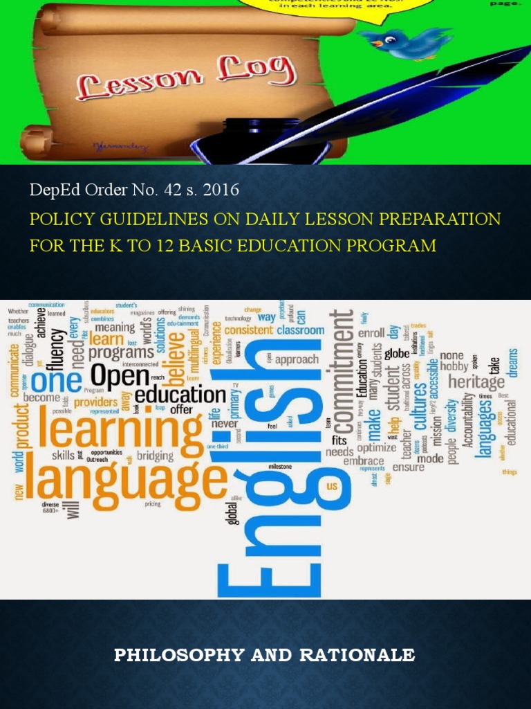 Deped Order No. 42 S. 2016 Policy Guidelines On Inclusive Education