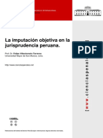 Imputacion Objetiva en La Jurisprudencia Peruana - Felipe Villavicencio