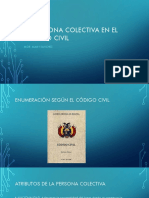 Tema 5 - La Persona Colectiva en El Código Civil