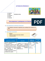 D2 A1 SESION Nos Preparamos y Participamos en El Simulacro de Sismo.