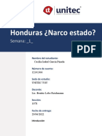 Honduras, narcoestado