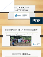 Beca Social Artesano Diapositivas