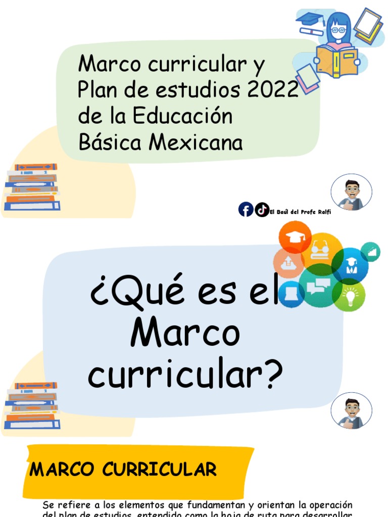Marco Curricular y Plan de Estudios 2022 | PDF | Plan de estudios ...