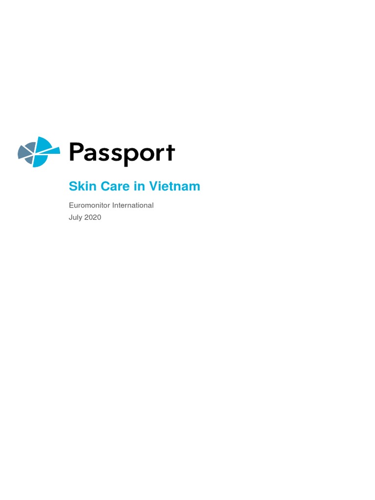 Skin Care in Vietnam Euromonitor International July 2020 PDF