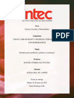 Globalización Neoliberal y Políticas Económicas - Ali 1109028