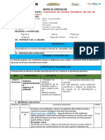 Sesión de Aprendizaje de Ciencia y Tecnología