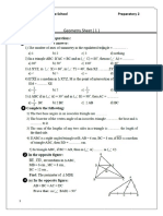 Revision Sheet - Geometry.prep2 First Term