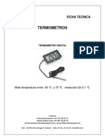 Ficha Tecnica Termometros