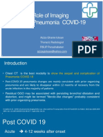Role of Imaging in Post Pnemumonia COVID-19