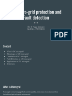 DC Micro-Grid Protection and Fault Detection: By: T Naga Sravani Roll No.: 19EE01031
