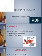 Farmacocinetica y Biofarmacia - Proceso de Metabolización