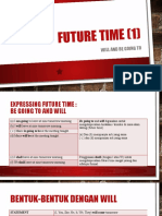 Future Time (1) Will and Be Going To