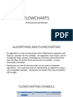 Flowcharts: An Introduction and Refresher