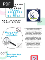 PLAN ANALITICO TEMAS SELECTOS DE QUÍMICA I