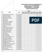 Daftar Hadir Siswa & Nilai