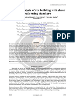 Seismic Analysis of RCC Building With Shear Walls Using Staad Pro