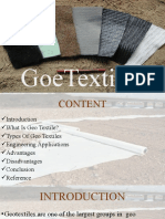 Types and Uses of GeoTextiles