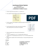 Beaconhouse School System: Topic: Introduction To Coordinate Geometry