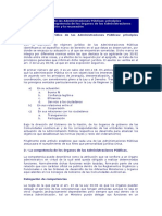 Principios y competencias de las Administraciones Públicas