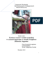 Kariera I Życie W Armii Rzymskiej W Czasach Imperium W Świetle Scriptores Historiae Augustae