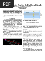 Power Plane Noise Coupling To High Speed Signals