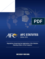 AFC Statutes 2018