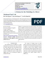 A Finite Difference Scheme For The Modeling of A Direct Methanol Fuel Cell