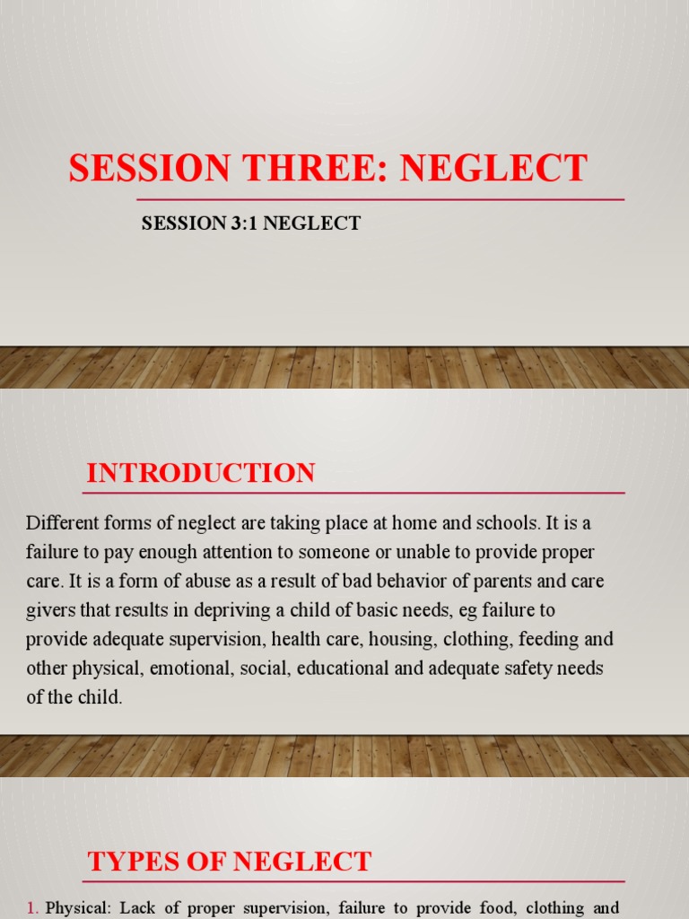 Understanding Child Neglect and Abuse | PDF | Child Neglect ...