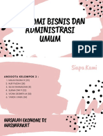 Ekonomi Bisnis Dan Administrasi Umum