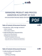 SCMH 3.1.3 Managing Product and Process Variation in Support of 9103 Rev B Dated 27SEP2018