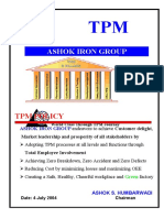 Ashok Iron Group: TPM Policy