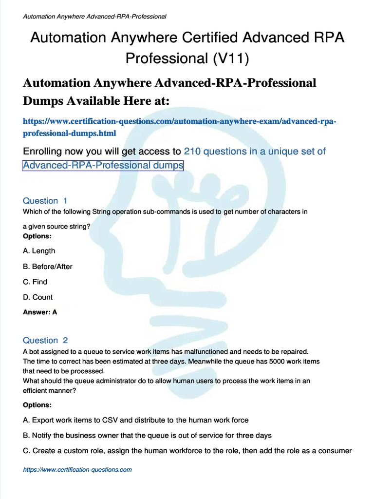 Advanced Rpa Professional Compress | PDF