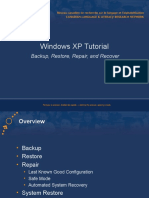 Windows XP Backup, Restore, Repair Guide