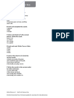 Unit Test 2 Answer Key: Audio 3 - 43